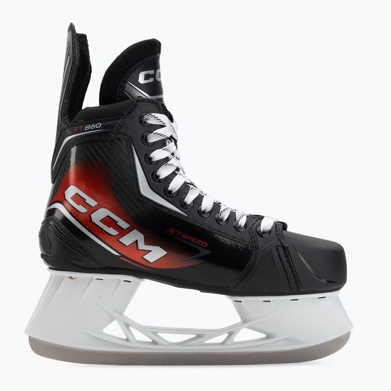 Vyriškos ledo ritulio pačiūžos CCM JetSpeed FT860 SR REG black 2