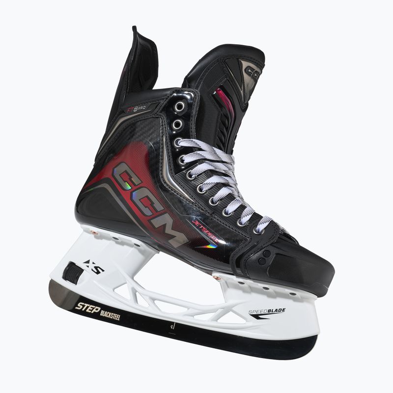 Vyriškos ledo ritulio pačiūžos CCM JetSpeed FT8 Pro SR REGULAR black 4
