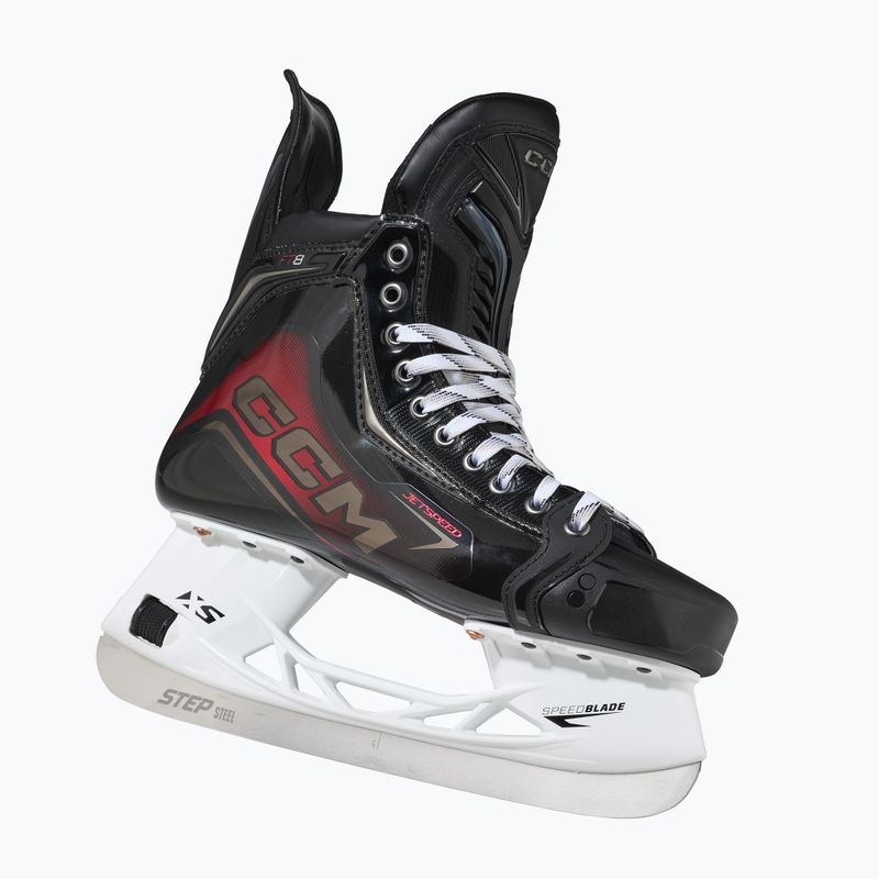 Vyriškos ledo ritulio pačiūžos CCM JetSpeed FT8 SR REGULAR black 4