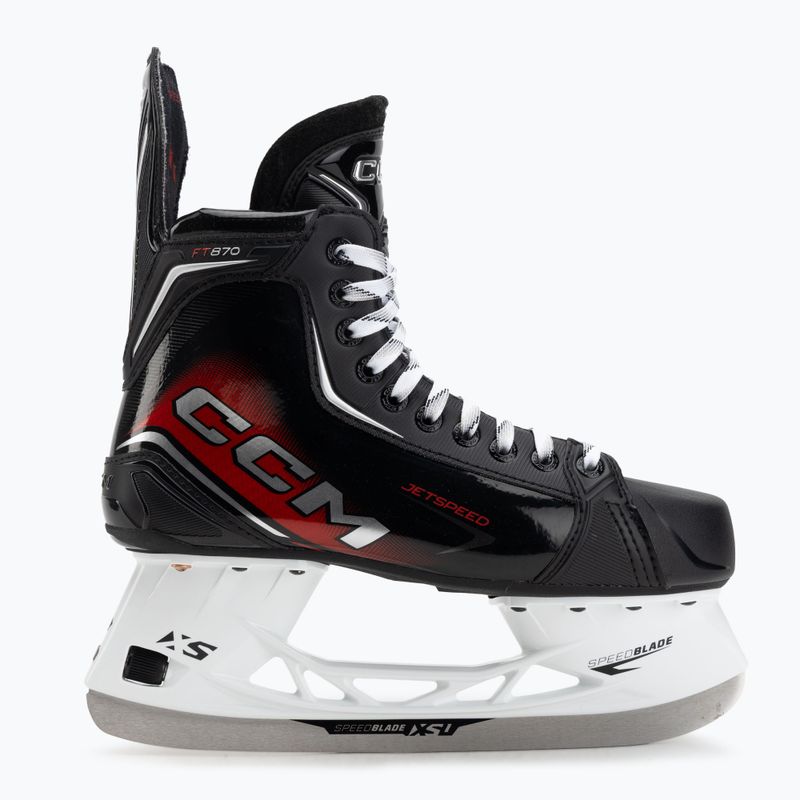 Vyriškos ledo ritulio pačiūžos CCM JetSpeed FT870 SR REG black 2