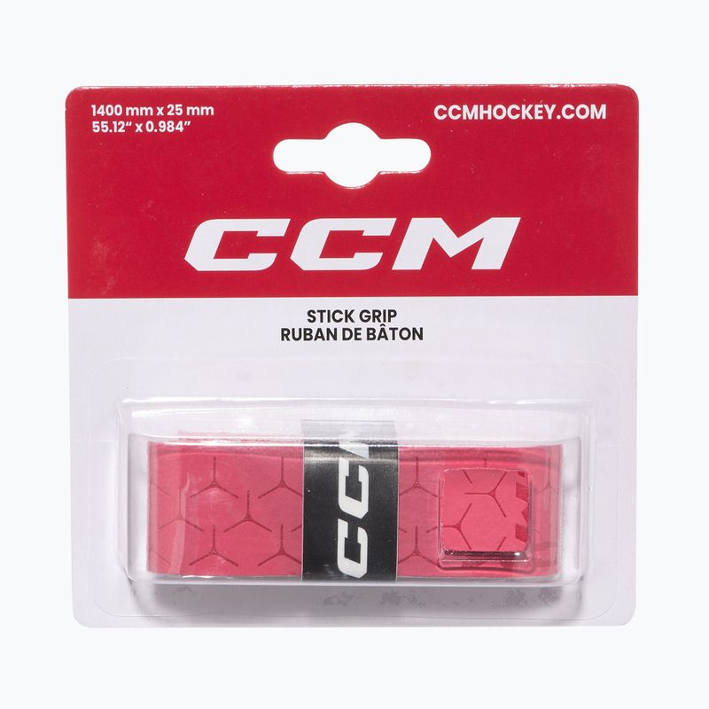 Ledo ritulio lazdos juosta CCM Stick Grip red 2
