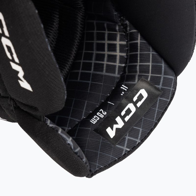 Vaikiškos ledo ritulio pirštinės CCM Tacks XR80 JR Gloves black/white 7