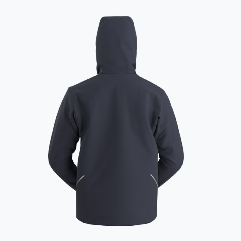 Arc'teryx Solano Hoody softshell striukė vyrams black sapphire 4