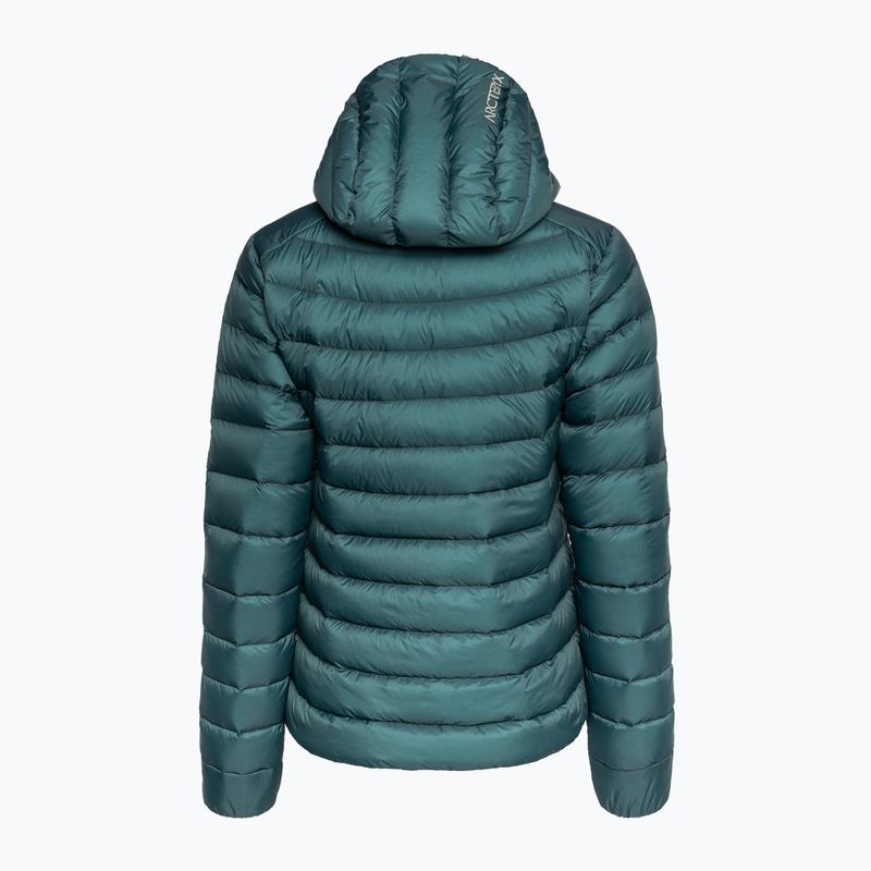 Arc'teryx Cerium Hoody labyrinth pūkinė striukė moterims 2