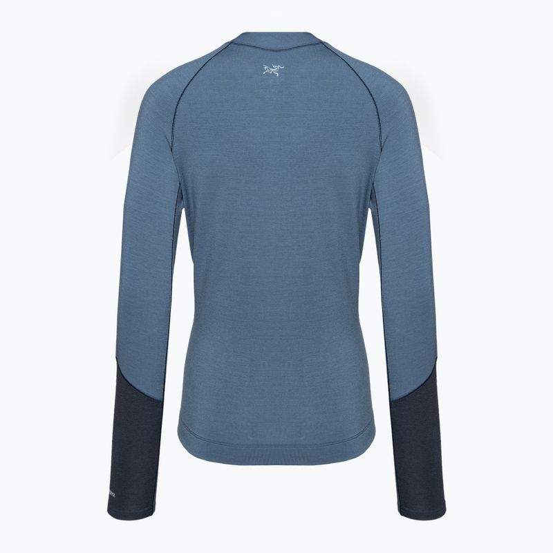 Arc'teryx moteriškas terminis džemperis Rho Wool Crew moonlit/black sapphire 2