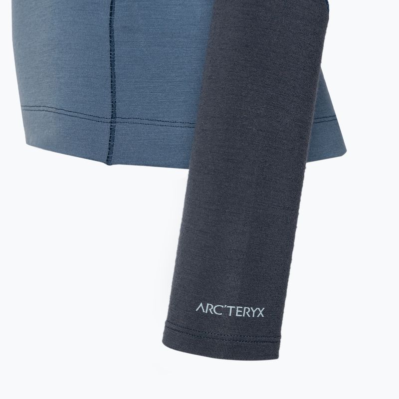 Arc'teryx moteriškas terminis džemperis Rho Wool Crew moonlit/black sapphire 3