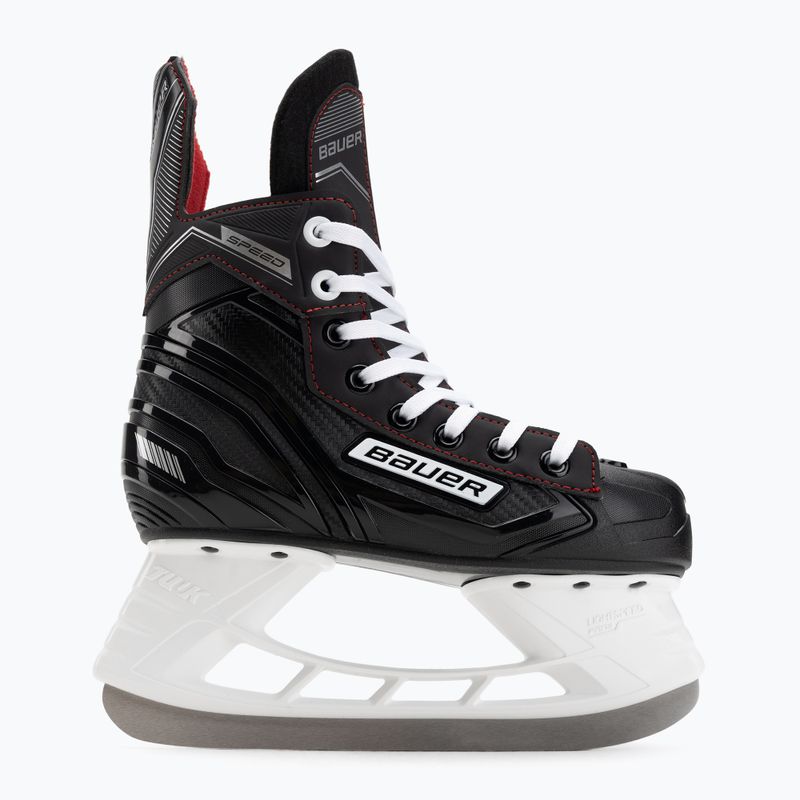 Vaikiškos ledo ritulio pačiūžos Bauer Speed Jr black 2