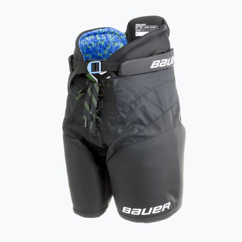 Vaikiškos ledo ritulio kelnės Bauer X Jr black 3