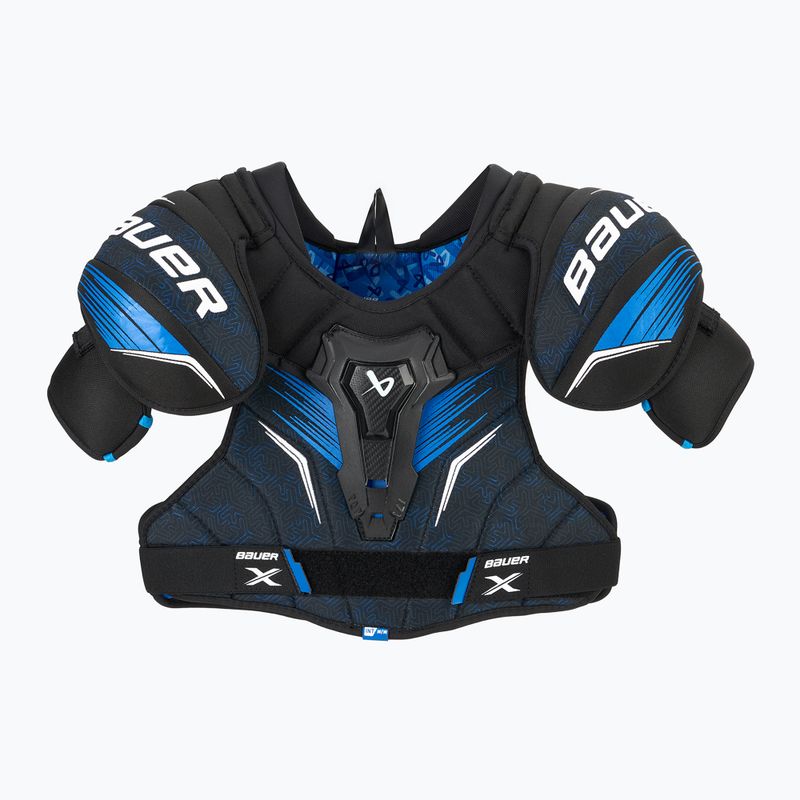 Ledo ritulio pečių apsaugos Bauer X Shoulder Pad Int black/blue