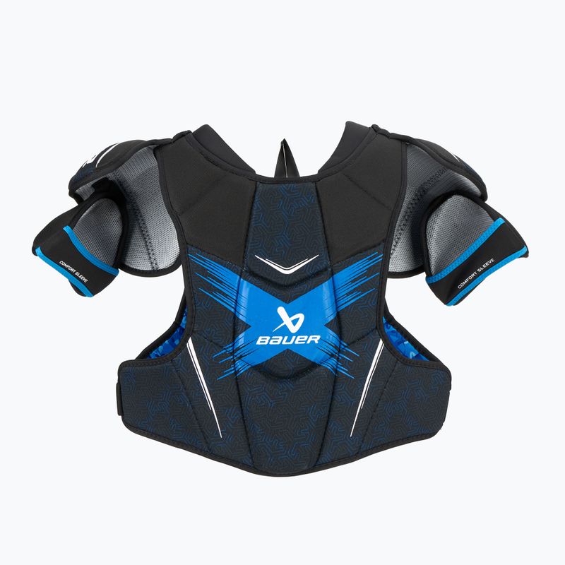 Ledo ritulio pečių apsaugos Bauer X Shoulder Pad Int black/blue 2