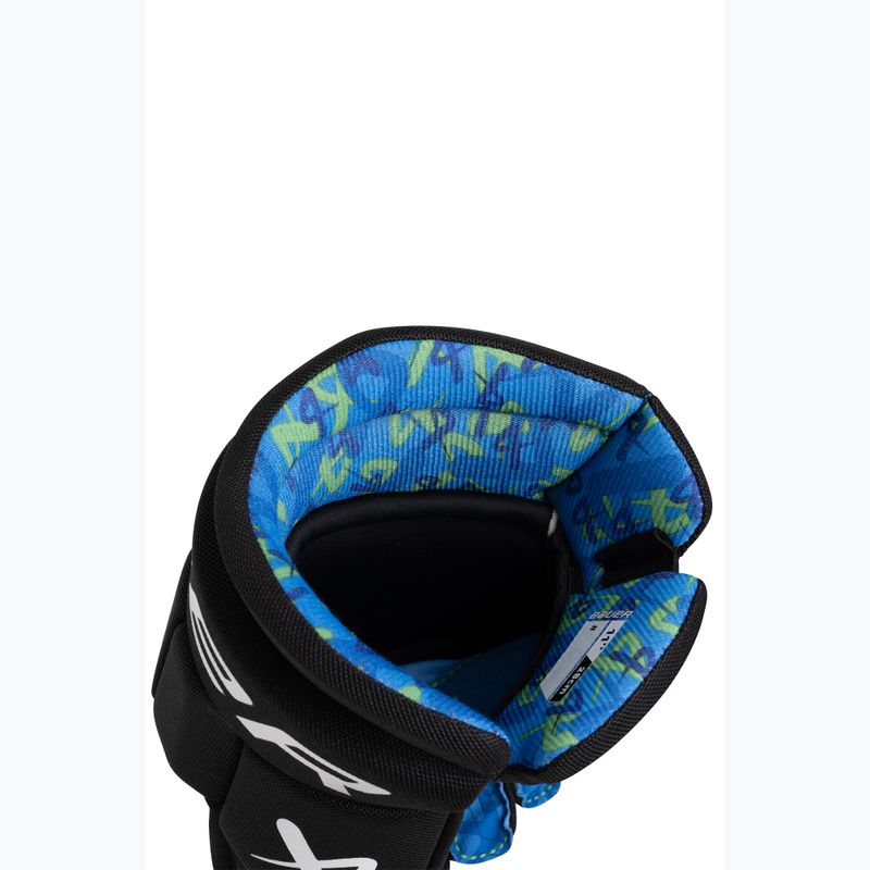 Vaikiškos ledo ritulio pirštinės Bauer X Jr black 5