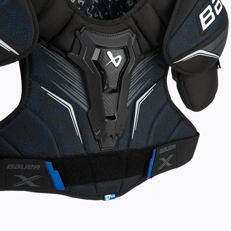 Ledo ritulio pečių apsaugos Bauer X Shoulder Pad Sr black/blue 4