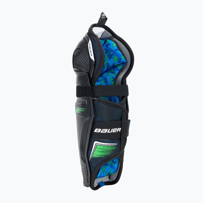 Vaikiškos ledo ritulio blauzdų apsaugos Bauer X Shin Guard Jr black 4