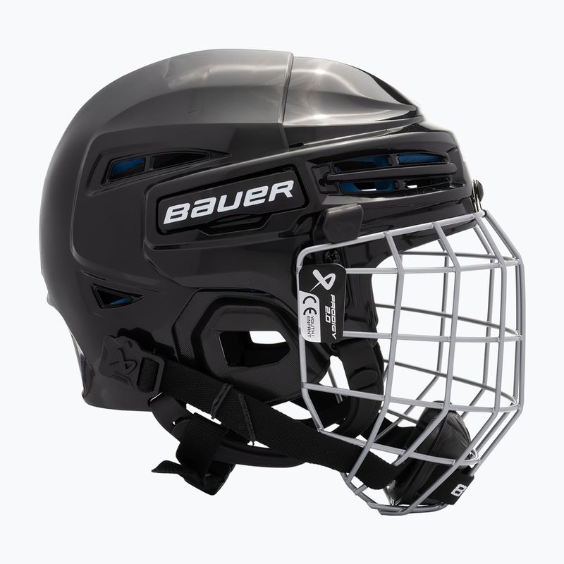 Vaikiškas ledo ritulio šalmas Bauer Prodigy 2.0-Helmet-Combo black 4