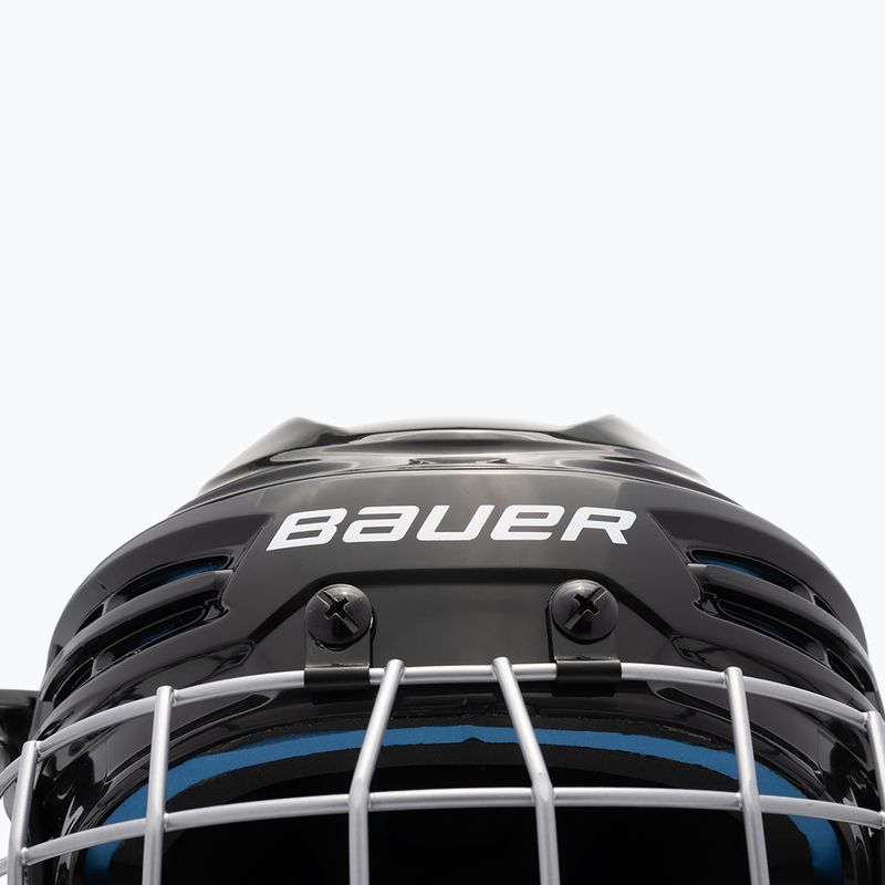 Vaikiškas ledo ritulio šalmas Bauer Prodigy 2.0-Helmet-Combo black 5