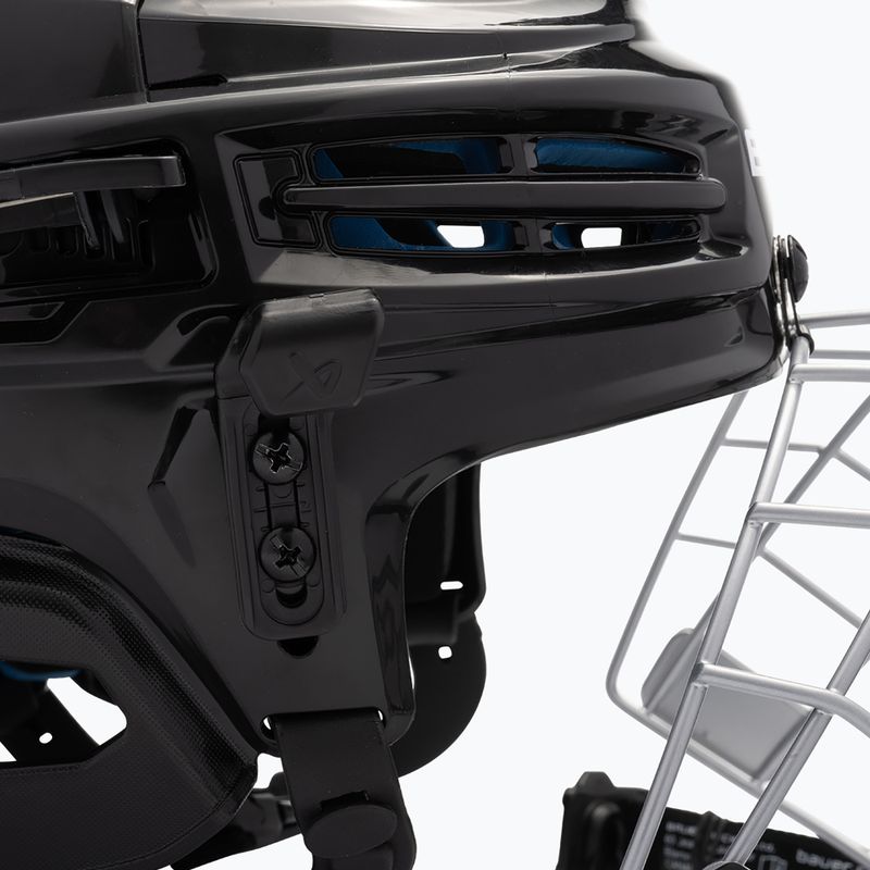 Vaikiškas ledo ritulio šalmas Bauer Prodigy 2.0-Helmet-Combo black 6
