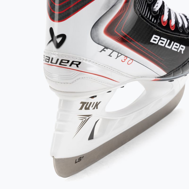 Vyriškos ledo ritulio pačiūžos Bauer Vapor Fly30 Sr black/red 8