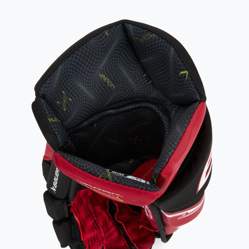 Ledo ritulio pirštinės Bauer Vapor Fly40 Sr black/red 7