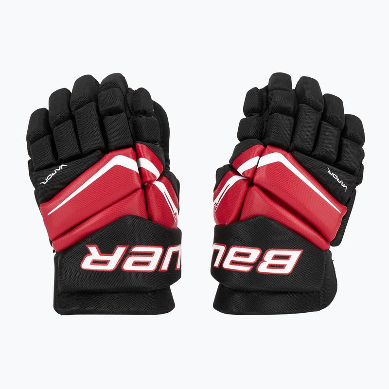 Vaikiškos ledo ritulio pirštinės Bauer Vapor Fly40 Jr black/red 2