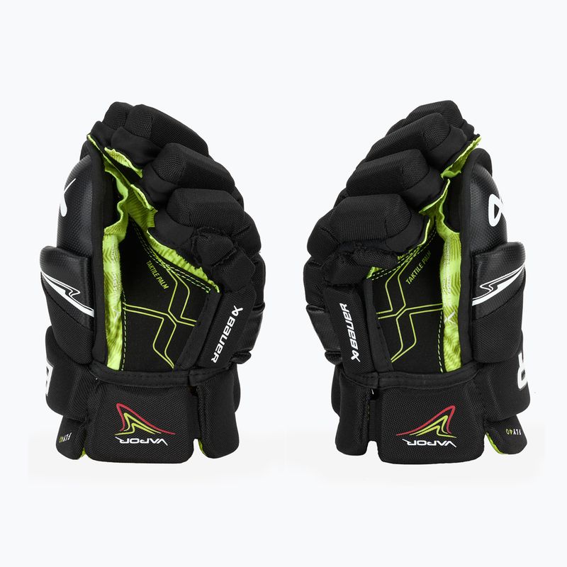 Vaikiškos ledo ritulio pirštinės Bauer Vapor Fly40 Jr black/white 3