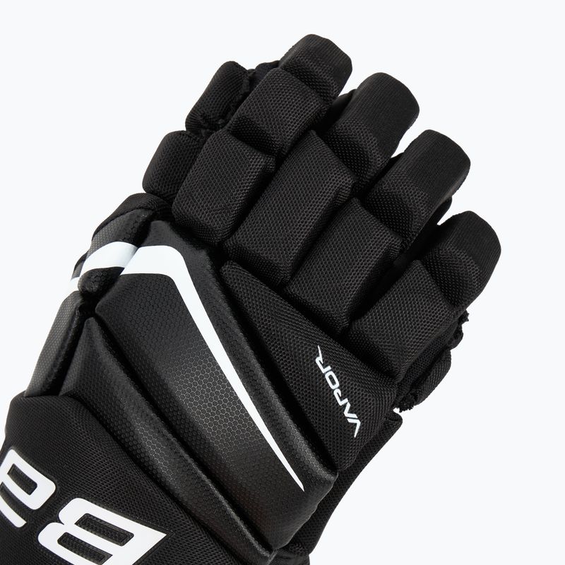 Vaikiškos ledo ritulio pirštinės Bauer Vapor Fly40 Jr black/white 5