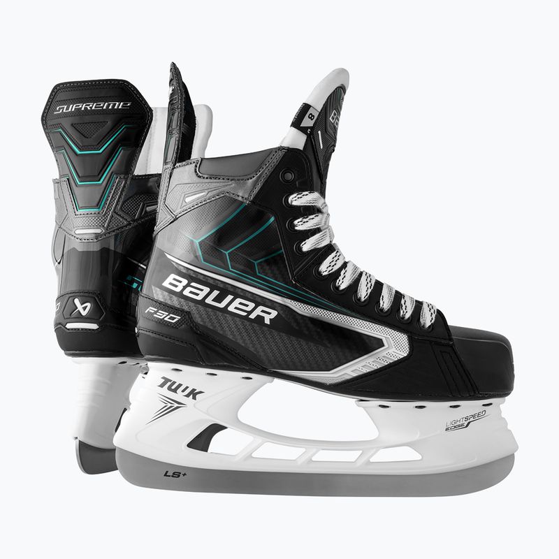 Vyriškos ledo ritulio pačiūžos Bauer Supreme F30 Skate-Sr black/black 4
