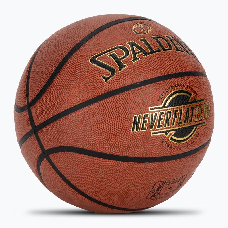 Spalding NeverFlat Elite krepšinio kamuolys 76573Z dydis 7 2
