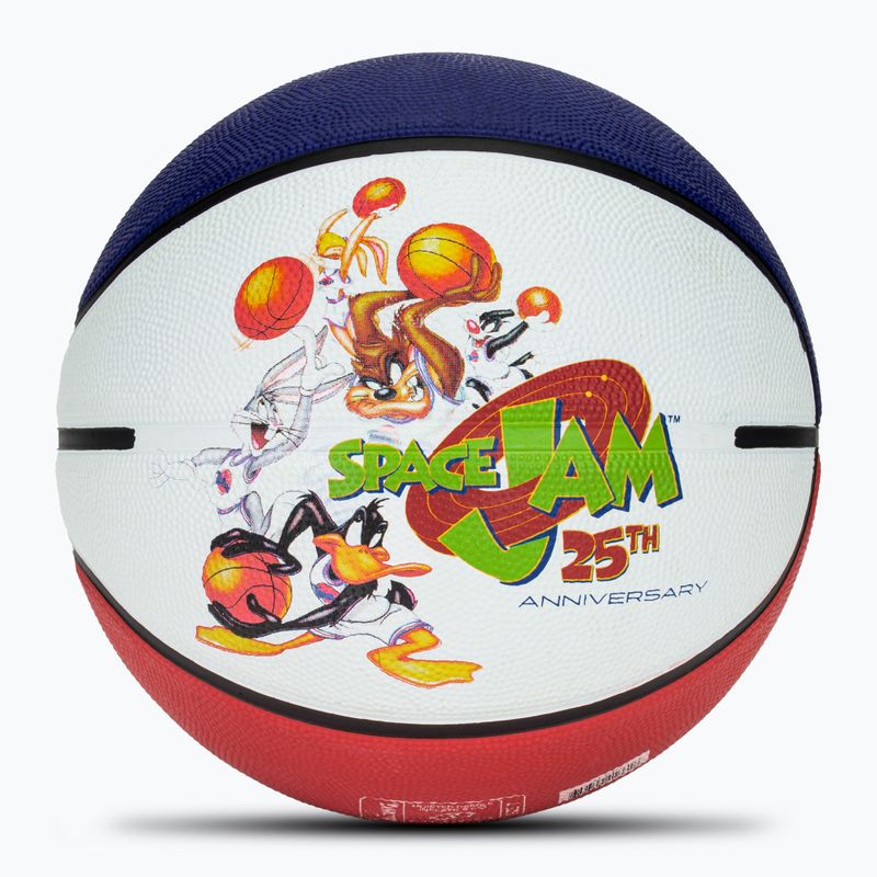 Krepšinio kamuolys Spalding Space Jam Tune white/red/blue dydis 7 2
