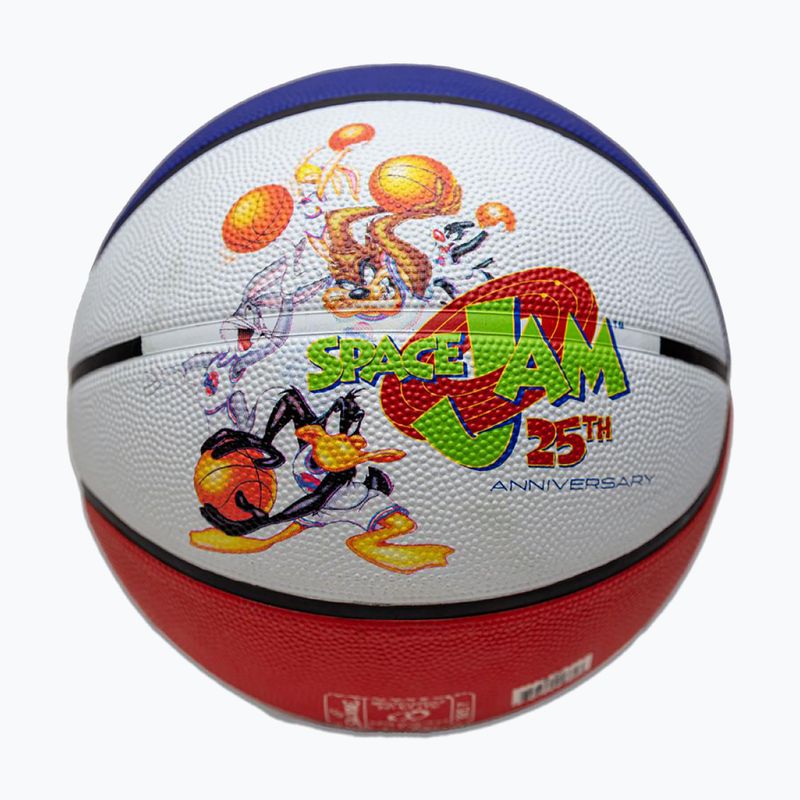 Krepšinio kamuolys Spalding Space Jam Tune white/red/blue dydis 7 2