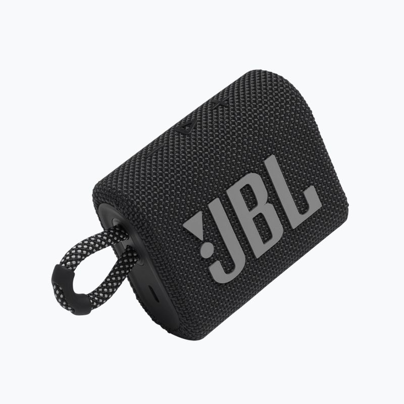 JBL GO 3 mobilioji kolonėlė juoda JBLGO3BLK 3