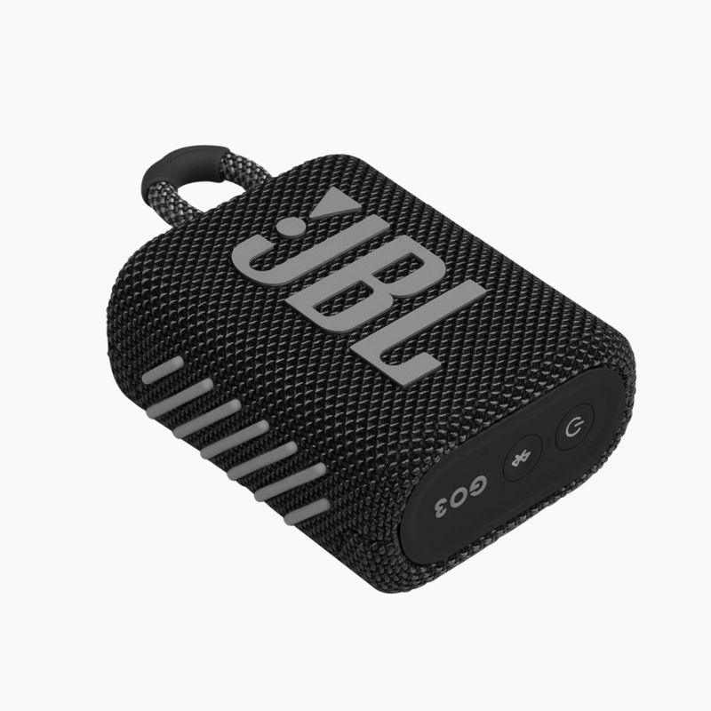 JBL GO 3 mobilioji kolonėlė juoda JBLGO3BLK 5