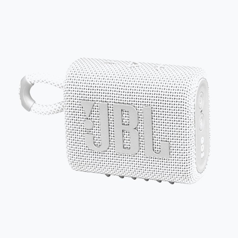 JBL GO 3 mobilioji kolonėlė balta JBLGO3WHT