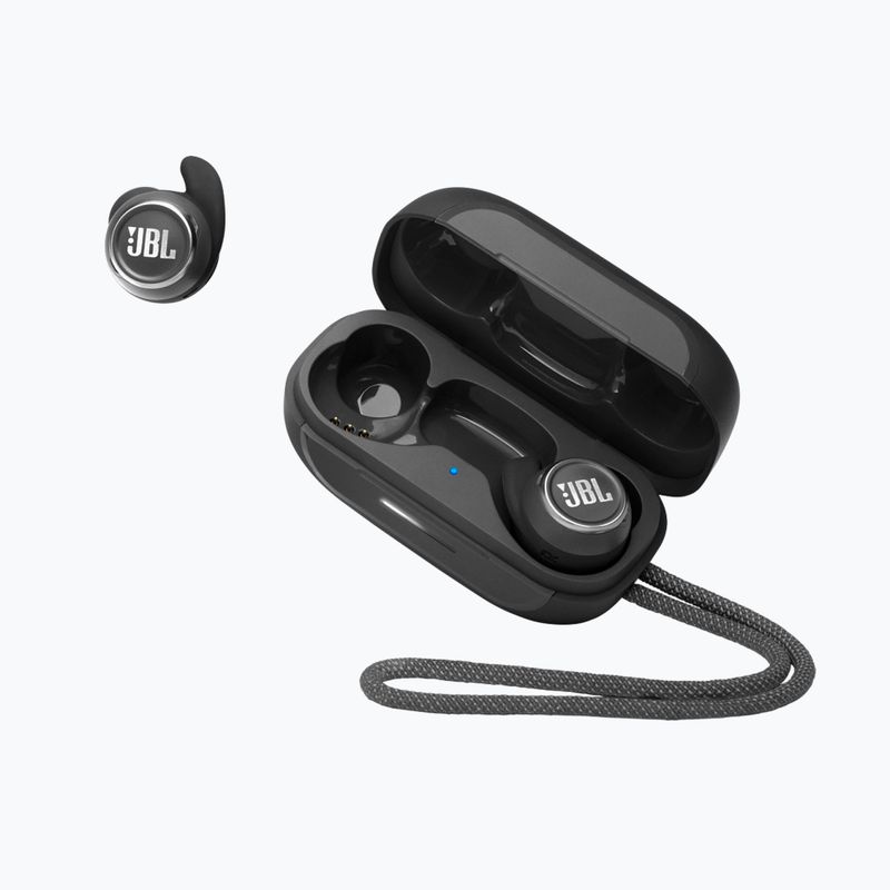 JBL Reflect Mini NC belaidės ausinės juodos spalvos JBLREFLMININCBLK