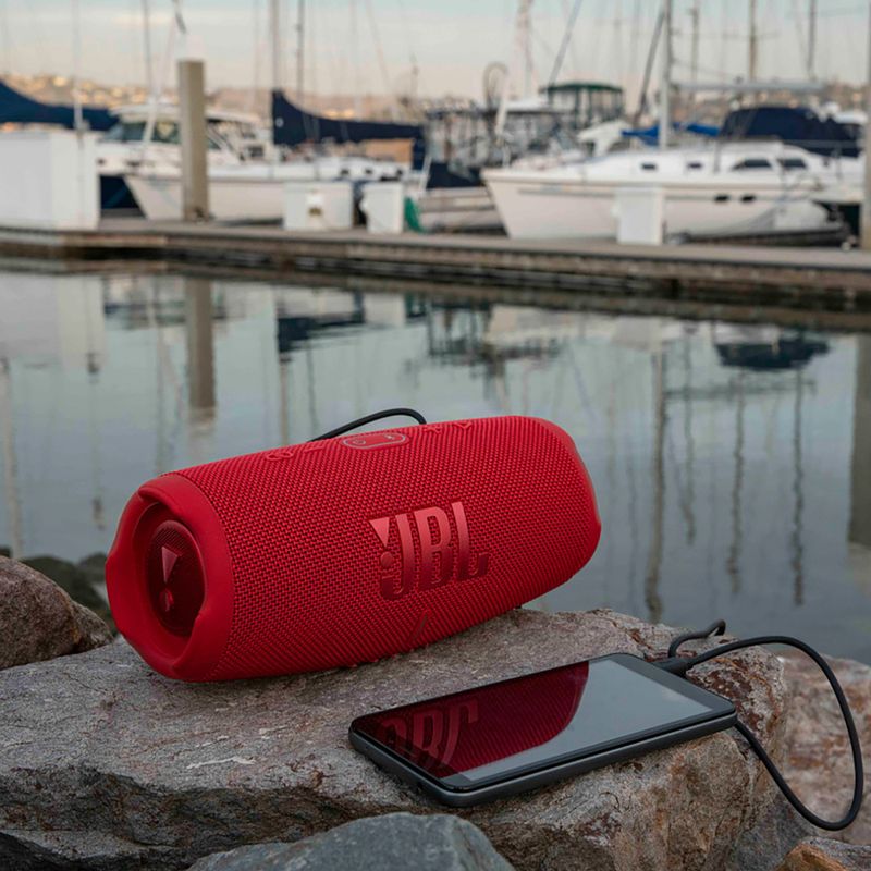 JBL Charge 5 mobilioji kolonėlė raudona JBLCHARGE5RED 9