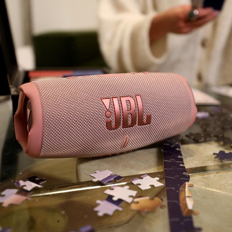 JBL Charge 5 mobilioji kolonėlė rožinės spalvos JBLCHARGE5PINK 7
