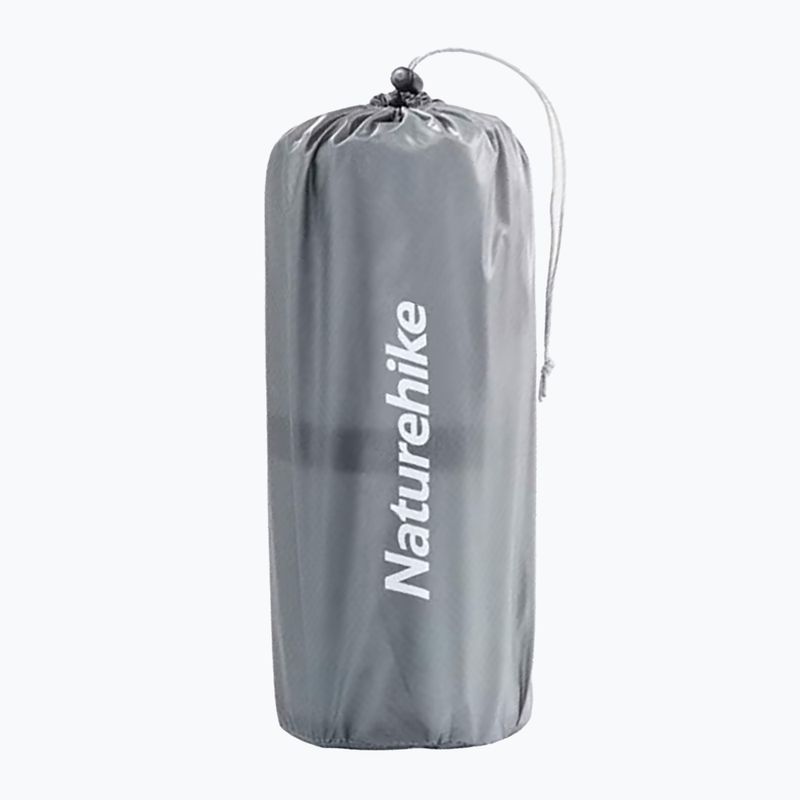 Pripučiamas čiužinys Naturehike Ultralight Square Standard R 5.8 silver 2