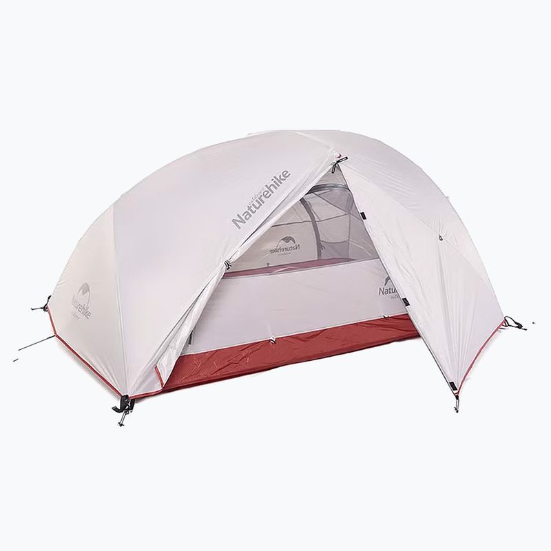 Dvivietė žygio palapinė Naturehike Star River 2 light grey/red 2