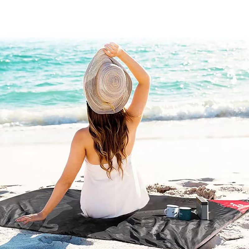 Pikniko antklodė Naturehike Ultralight L black 2