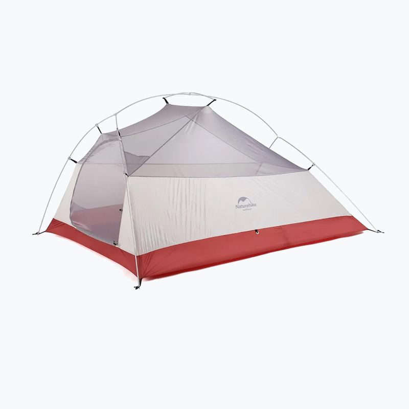 Trivietė žygio palapinė Naturehike Updated Cloud Up 3 light grey/red 3
