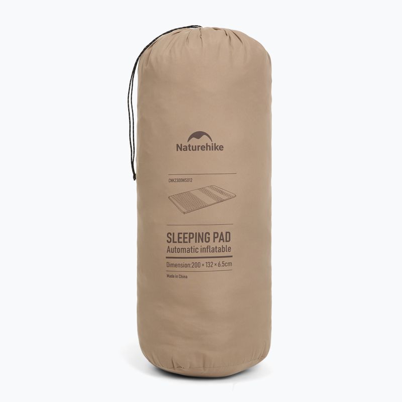 Pripučiamas kilimėlis Naturehike Featherbone Double Regular Wide brown 9