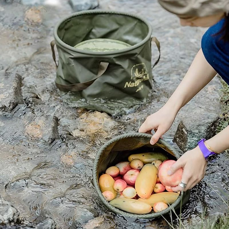 Sulankstomas kibiras Naturehike NH20SJ040 20 l army green 2