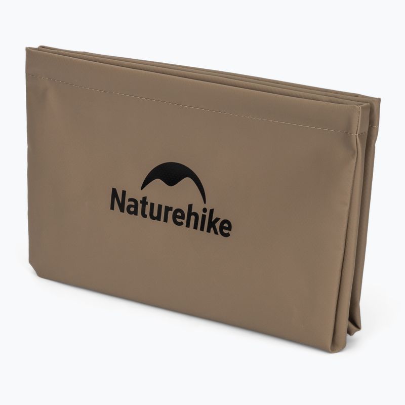 Turistinis kriauklė Naturehike Składany Square Bucket 13 light brown 4
