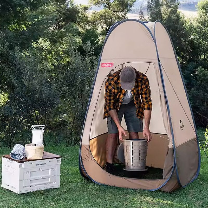 Sulankiojama persirengimo kabina Naturehike NH17Z002-P dark brown 2