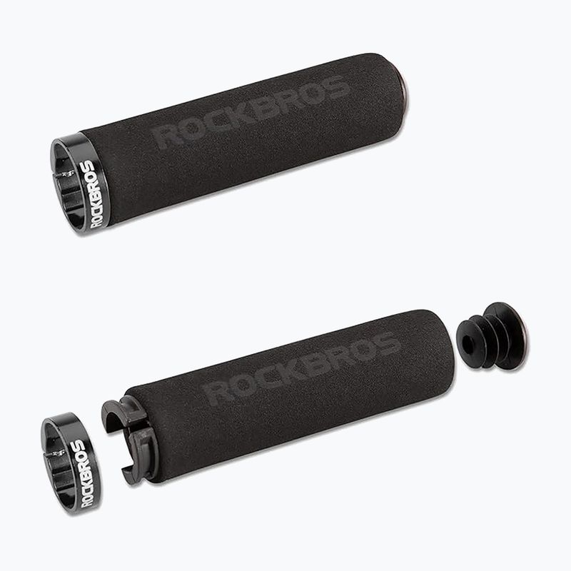 Vairo rankenėlės Rockbros BT1001 Handlebar Grips black 2