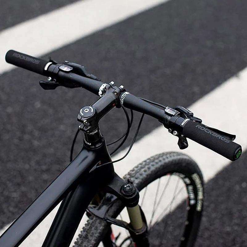 Vairo rankenėlės Rockbros BT1001 Handlebar Grips black/red 5