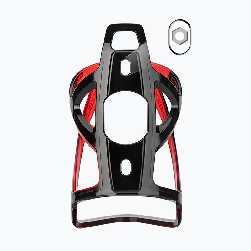 Gertuvės krepšelis Rockbros 31210007 Water Bottle Holder black/red 4