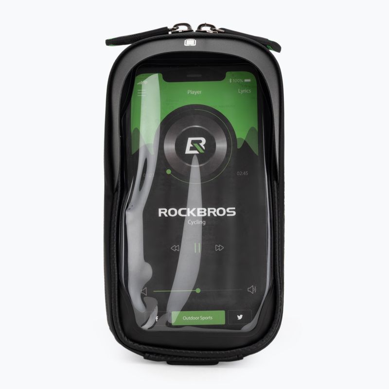 Dviračio rėmo krepšys Rockbros 010-4BK Bike Front Bag black