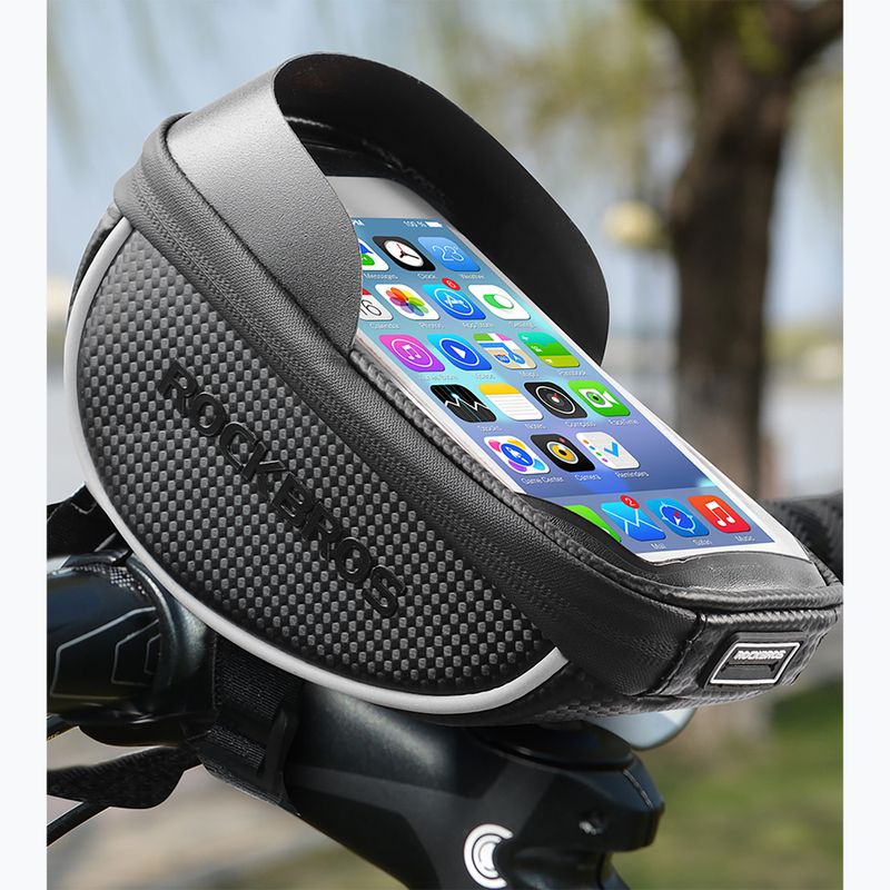 Dviračio rėmo krepšys Rockbros 010-4BK Bike Front Bag black 5