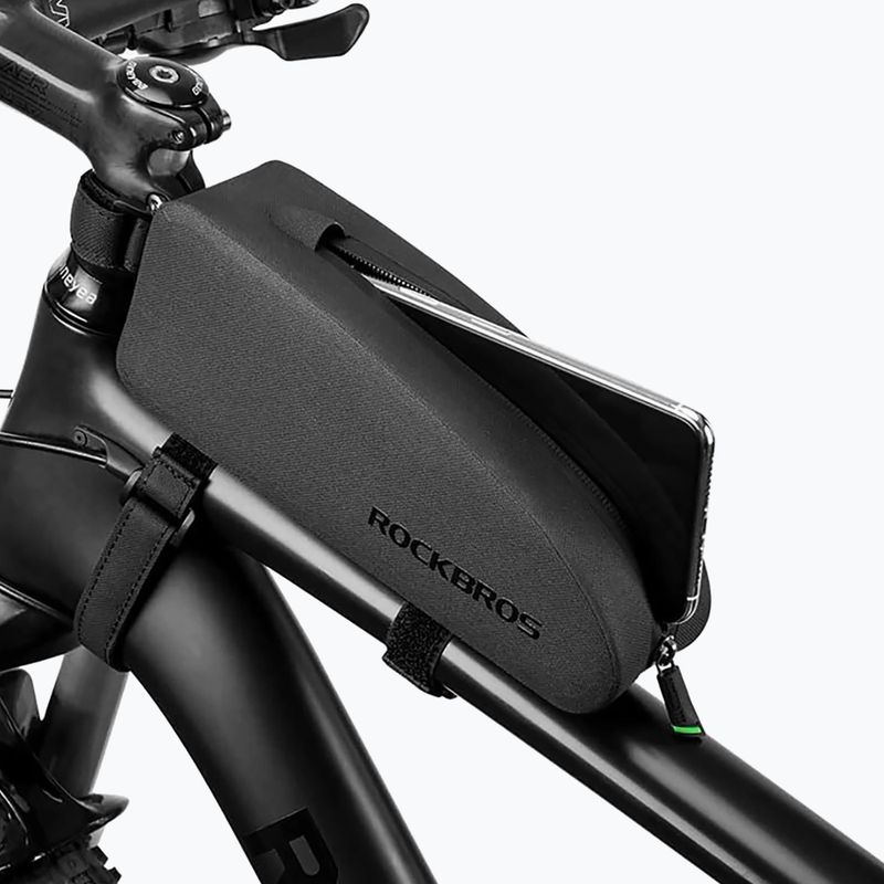 Dviračio rėmo krepšys Rockbros AS-019 Bike Tube Bag S black 7