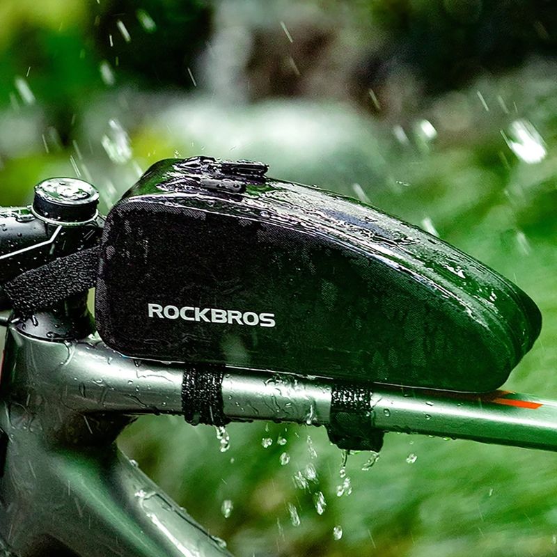 Dviračio rėmo krepšys Rockbros AS-019 Bike Tube Bag S black 14